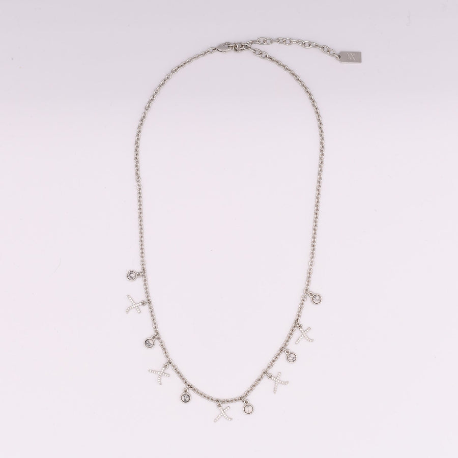 Semi Precious Hugs and Kisses Necklace