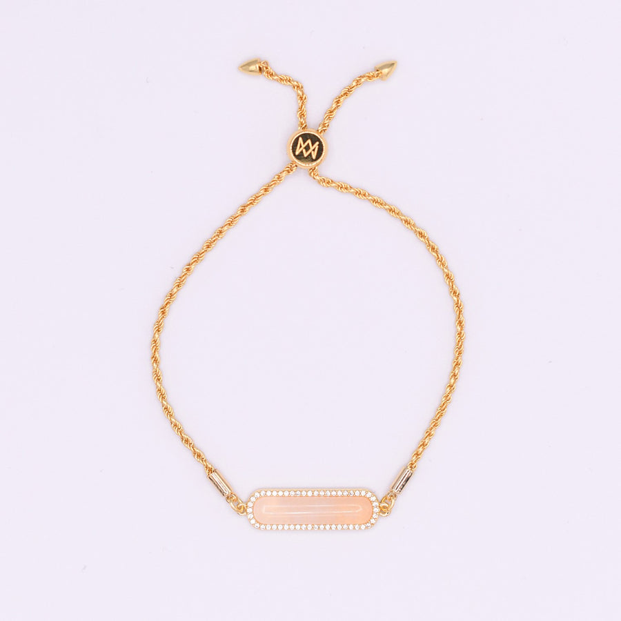 Semi Precious Bar Bracelet