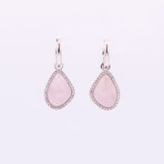 Semi Precious Organic Drop Earring